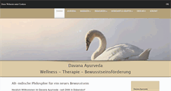 Desktop Screenshot of davana.ch