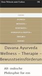 Mobile Screenshot of davana.ch